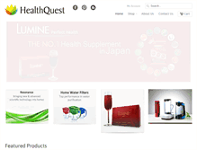 Tablet Screenshot of healthquest.com.sg