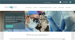 Desktop Screenshot of healthquest.org