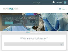 Tablet Screenshot of healthquest.org